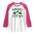 Funny St Patrick's Day Pinches Get Stiches Raglan Shirt Shamrock