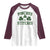 Funny St Patrick's Day Pinches Get Stiches Raglan Shirt Shamrock