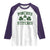 Funny St Patrick's Day Pinches Get Stiches Raglan Shirt Shamrock
