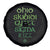 Funny Ohio Skibidi Gyatt Sigma Rizz St Patrick's Day Spare Tire Cover Shamrock