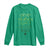 Funny Ohio Skibidi Gyatt Sigma Rizz St Patrick's Day Long Sleeve Shirt Shamrock