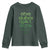 Funny Ohio Skibidi Gyatt Sigma Rizz St Patrick's Day Youth Sweatshirt Shamrock