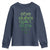 Funny Ohio Skibidi Gyatt Sigma Rizz St Patrick's Day Youth Sweatshirt Shamrock