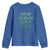 Funny Ohio Skibidi Gyatt Sigma Rizz St Patrick's Day Youth Sweatshirt Shamrock