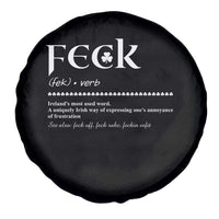 Funny Irish Pride Spare Tire Cover Feck Definition Shamrocks St Patrick's Day
