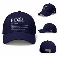 Funny Irish Pride Baseball Cap Feck Definition Shamrocks St Patrick's Day
