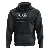 Funny Irish Pride Hoodie Feck Definition Shamrocks St Patrick's Day