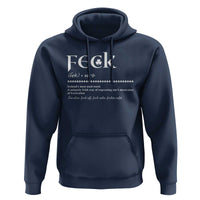 Funny Irish Pride Hoodie Feck Definition Shamrocks St Patrick's Day