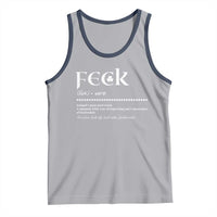 Funny Irish Pride Tank Top Feck Definition Shamrocks St Patrick's Day