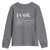 Funny Irish Pride Youth Sweatshirt Feck Definition Shamrocks St Patrick's Day
