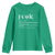 Funny Irish Pride Youth Sweatshirt Feck Definition Shamrocks St Patrick's Day