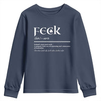 Funny Irish Pride Youth Sweatshirt Feck Definition Shamrocks St Patrick's Day