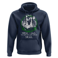 Funny Norse Gael The Best Of Two Worlds Skal Hoodie Irish Viking Beer