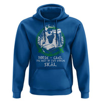 Funny Norse Gael The Best Of Two Worlds Skal Hoodie Irish Viking Beer