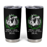 Funny Norse Gael The Best Of Two Worlds Skal Tumbler Cup Irish Viking Beer - Wonder Print Shop