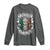 Funny Irish Viking Long Sleeve Shirt Everyone Is A Little Irish On St Patrick's Day