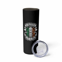 Funny Irish Viking Skinny Tumbler Everyone Is A Little Irish On St Patrick's Day