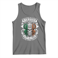 Funny Irish Viking Tank Top Everyone Is A Little Irish On St Patrick's Day