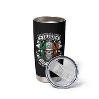 Funny Irish Viking Tumbler Cup Everyone Is A Little Irish On St Patrick's Day