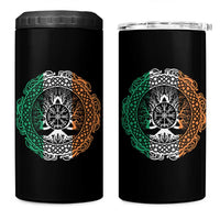 Norse Gaels Viking Yggdrasil Awe Tree 4 in 1 Can Cooler Tumbler Irish St Patricks Day