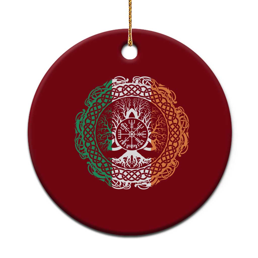 Norse Gaels Viking Yggdrasil Awe Tree Ceramic Ornament Irish St Patricks Day - Wonder Print Shop