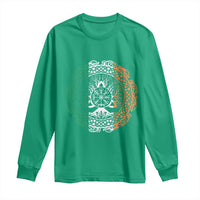 Norse Gaels Viking Yggdrasil Awe Tree Long Sleeve Shirt Irish St Patricks Day