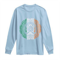 Norse Gaels Viking Yggdrasil Awe Tree Long Sleeve Shirt Irish St Patricks Day