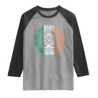 Norse Gaels Viking Yggdrasil Awe Tree Raglan Shirt Irish St Patricks Day