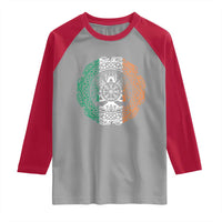 Norse Gaels Viking Yggdrasil Awe Tree Raglan Shirt Irish St Patricks Day