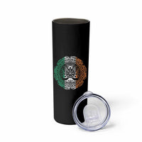 Norse Gaels Viking Yggdrasil Awe Tree Skinny Tumbler Irish St Patricks Day