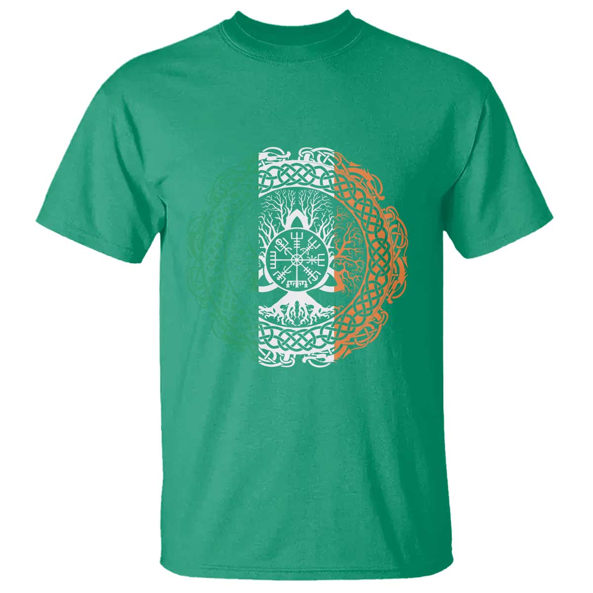 Norse Gaels Viking Yggdrasil Awe Tree T Shirt Irish St Patricks Day