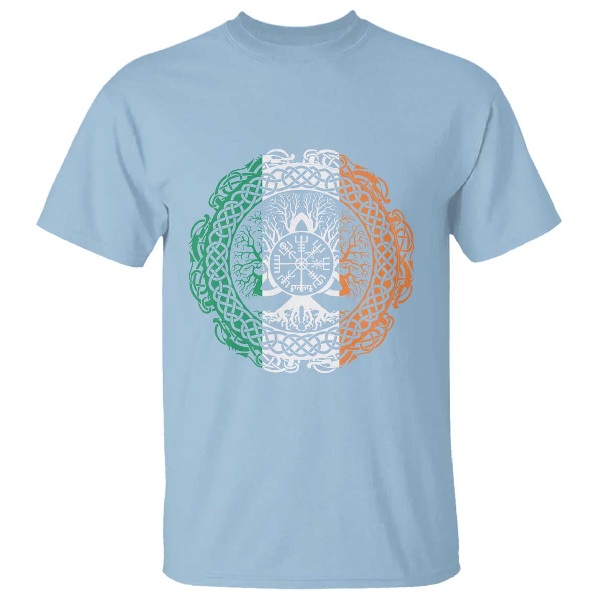 Norse Gaels Viking Yggdrasil Awe Tree T Shirt Irish St Patricks Day