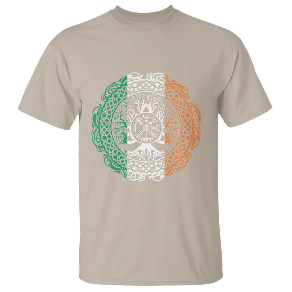 Norse Gaels Viking Yggdrasil Awe Tree T Shirt Irish St Patricks Day