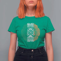 Norse Gaels Viking Yggdrasil Awe Tree T Shirt For Women Irish St Patricks Day
