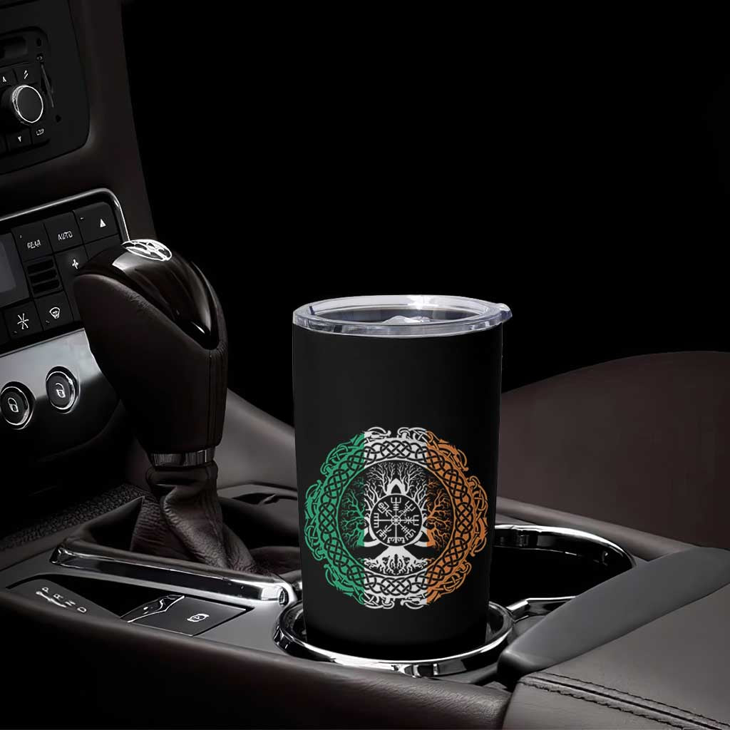 Norse Gaels Viking Yggdrasil Awe Tree Tumbler Cup Irish St Patricks Day