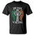 Irish Viking T Shirt Vintage Shamrock Celtic Viking Skull