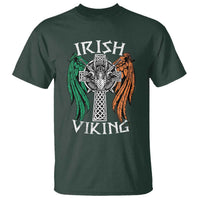 Irish Viking T Shirt Vintage Shamrock Celtic Viking Skull