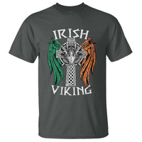Irish Viking T Shirt Vintage Shamrock Celtic Viking Skull