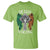 Irish Viking T Shirt Vintage Shamrock Celtic Viking Skull
