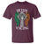 Irish Viking T Shirt Vintage Shamrock Celtic Viking Skull