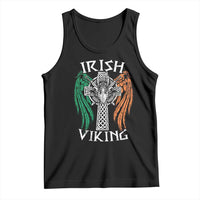 Irish Viking Tank Top Vintage Shamrock Celtic Viking Skull