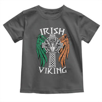 Irish Viking Toddler T Shirt Vintage Shamrock Celtic Viking Skull