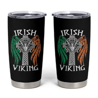 Irish Viking Tumbler Cup Vintage Shamrock Celtic Viking Skull