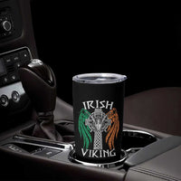 Irish Viking Tumbler Cup Vintage Shamrock Celtic Viking Skull