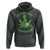 Funny St Patrick's Day Cannabis Weed Hoodie A Wee Bit Highrish Shamrock