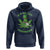 Funny St Patrick's Day Cannabis Weed Hoodie A Wee Bit Highrish Shamrock