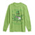 Funny St Patrick's Day Cannabis Weed Long Sleeve Shirt A Wee Bit Highrish Shamrock