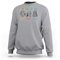 Autism Didn't Stop Einstein Mozart Newton Sweatshirt Autism Awareness