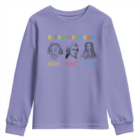 Autism Didn't Stop Einstein Mozart Newton Youth Sweatshirt Autism Awareness