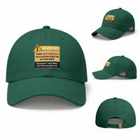 Funny Autism Awareness Dad Baseball Cap Warning This Autism Dad Uses His Patience On His Children
